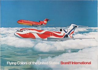 Image: poster: Braniff International Boeing 727