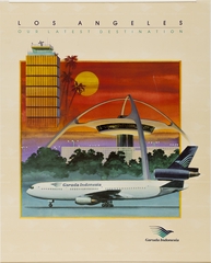 Image: poster: Garuda Indonesia, Los Angeles