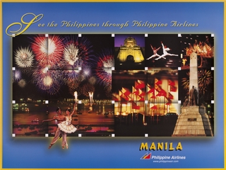 Image: poster: Philippine Airlines, Manila