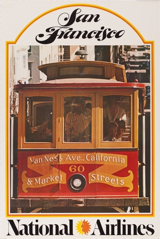 Poster: National Airlines, San Francisco