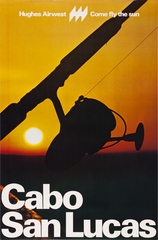 Image: poster: Hughes Airwest, Cabo San Lucas