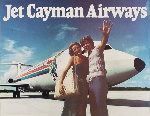 Poster: Cayman Airways, BAC One-Eleven 500