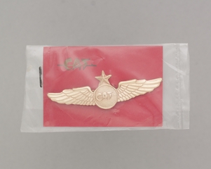 Image: children's souvenir wings: Civil Air Transport (CAT)