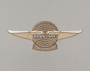 Image: children's souvenir wings: Pan American World Airways, Junior Flyer