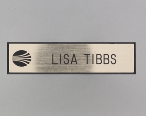 Image: name pin: Continental Airlines, Lisa Tibbs