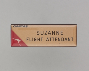 Image: name pin: Qantas Airways, Suzanne