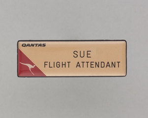 Image: name pin: Qantas Airways, Sue