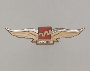 Image: children's souvenir wings: Western Airlines