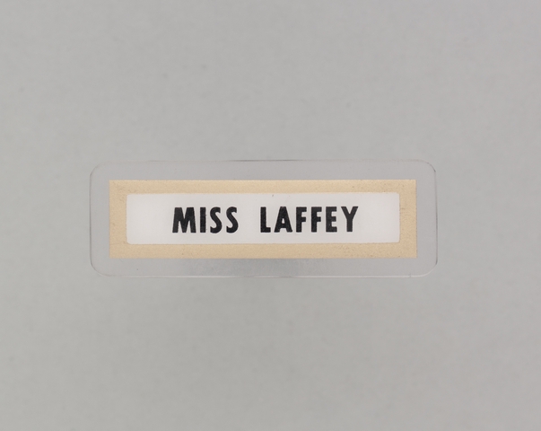 Name pin: Northwest Orient Airlines, Miss Laffey