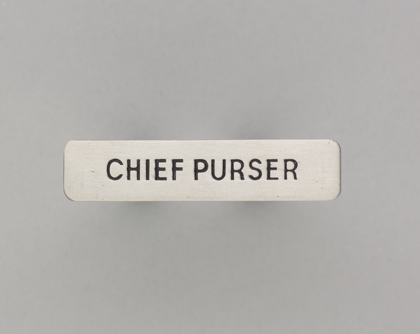 Name pin: United Air Lines, Chief Purser