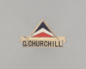 Image: name pin: Delta Air Lines, G. Churchill