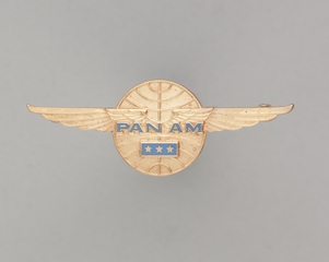 Image: flight officer wings: Pan American World Airways, first officer
