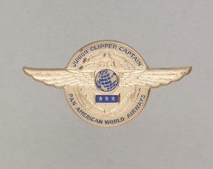Image: children's souvenir wings: Pan American World Airways, Junior Clipper Captain