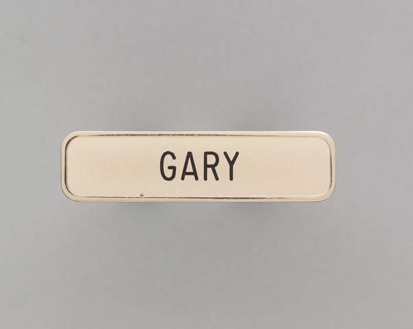 Name pin: Pan American World Airways, Gary