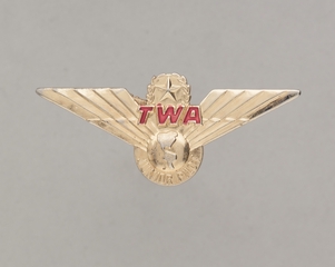 Image: children's souvenir wings: TWA (Trans World Airlines), Junior Pilot