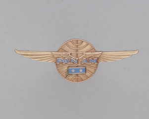 Image: flight officer wings: Pan American World Airways, second officer
