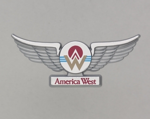 Image: children's souvenir wings: America West Airlines