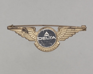 Image: children's souvenir wings: Delta Air Lines, “Jr. Stewardess”