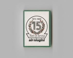 Image: playing cards: Air Niugini, 15 Years of Service