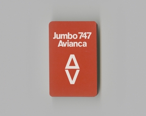 Image: playing cards: Avianca Airlines, Jumbo 747