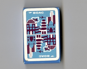 Image: miniature playing cards: BOAC (British Overseas Airways Corporation)