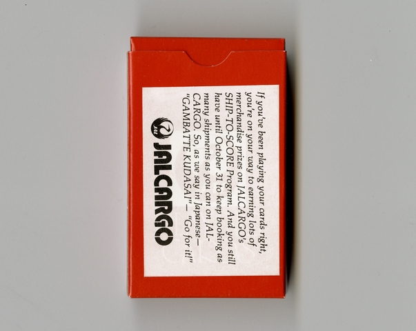 Miniature playing cards: JAL Cargo
