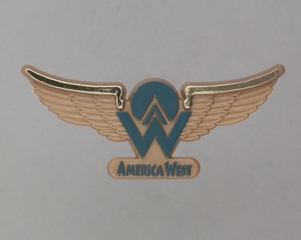 Image: children's souvenir wings: America West Airlines