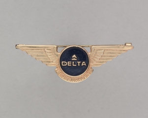 Image: children's souvenir wings: Delta Air Lines, “Jr. Stewardess”