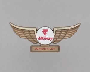 Image: children's souvenir wings: Midway Airlines
