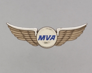 Image: children's souvenir wings: Mississippi Valley Airlines