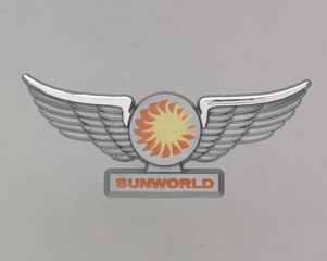 Image: children's souvenir wings: Sunworld International Airways