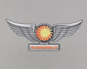Image: children's souvenir wings: Sunworld International Airways