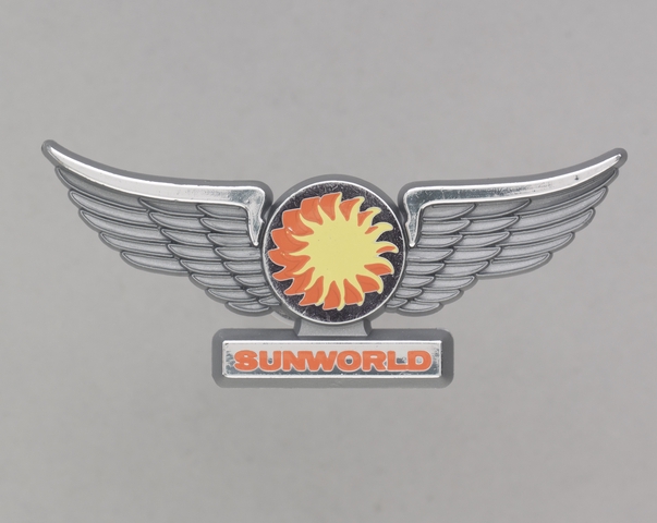 Children's souvenir wings: Sunworld International Airways