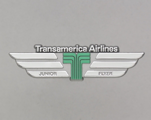 Image: children's souvenir wings: Transamerica Airlines