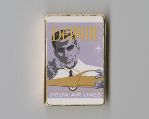 Image: playing cards: Delta Air Lines, Detroit