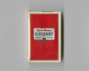 Image: playing cards: Capital Airlines, Viscount