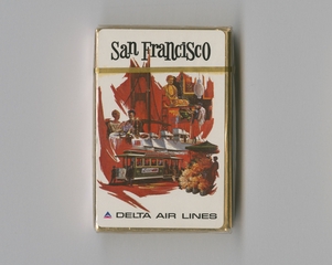 Image: playing cards: Delta Air Lines, San Francisco