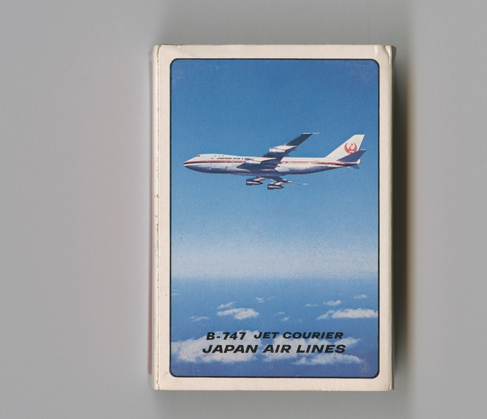 Image: playing cards: Japan Air Lines, Boeing 747