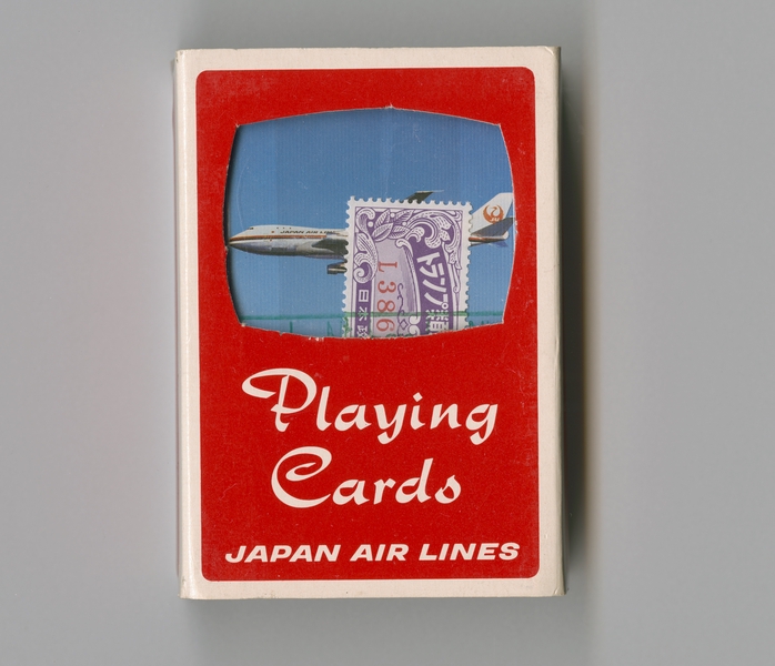 Image: playing cards: Japan Air Lines, Boeing 747