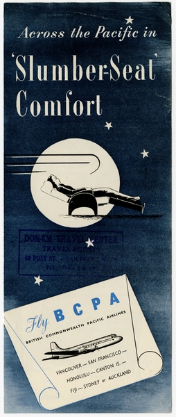 Image: brochure: British Commonwealth Pacific Airlines (BCPA)