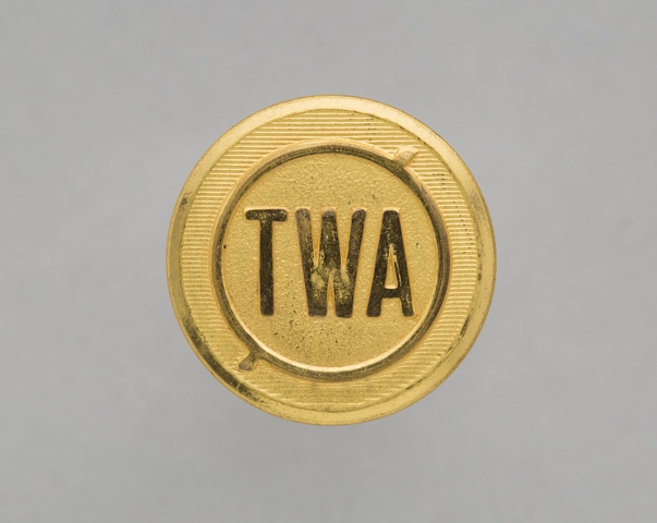 Uniform button: Transcontinental & Western Air (TWA)