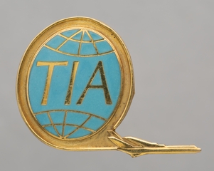 Image: stewardess wings: TIA (Trans International Airlines)