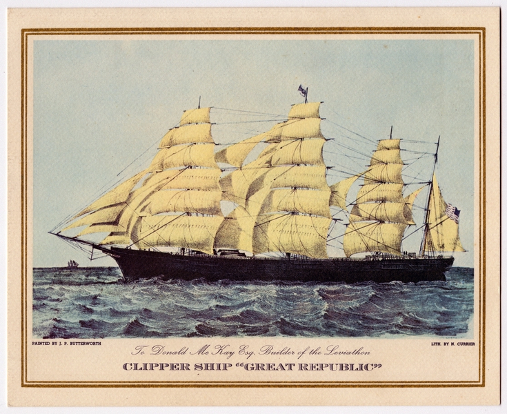 Image: menu: Pan American World Airways, President (First) Class