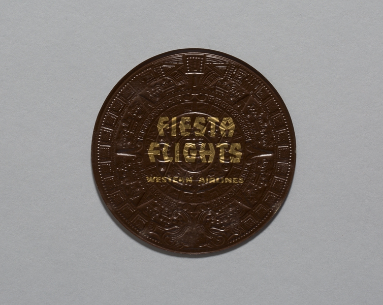 Image: coaster: Western Airlines