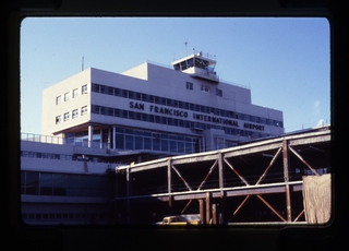 Image: slide: San Francisco International Airport (SFO), Central Terminal and construction