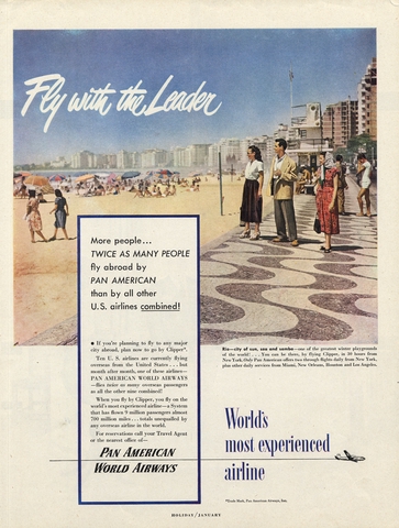 Advertisement: Pan American World Airways, Holiday