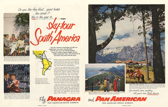 Advertisement: Panagra (Pan American-Grace Airways), Holiday
