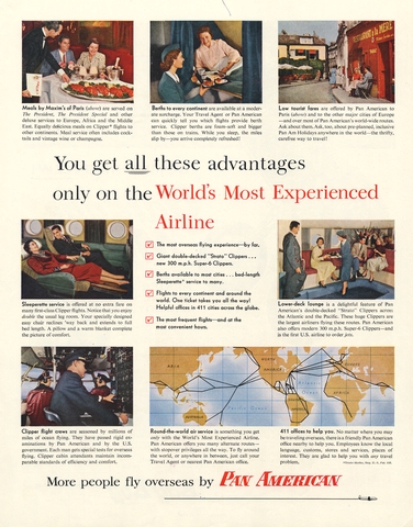 Advertisement: Pan American World Airways, Holiday