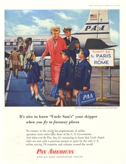 Image: advertisement: Pan American World Airways, Saturday Evening Post