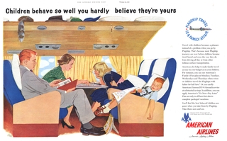 Image: advertisement: American Airlines, Saturday Evening Post